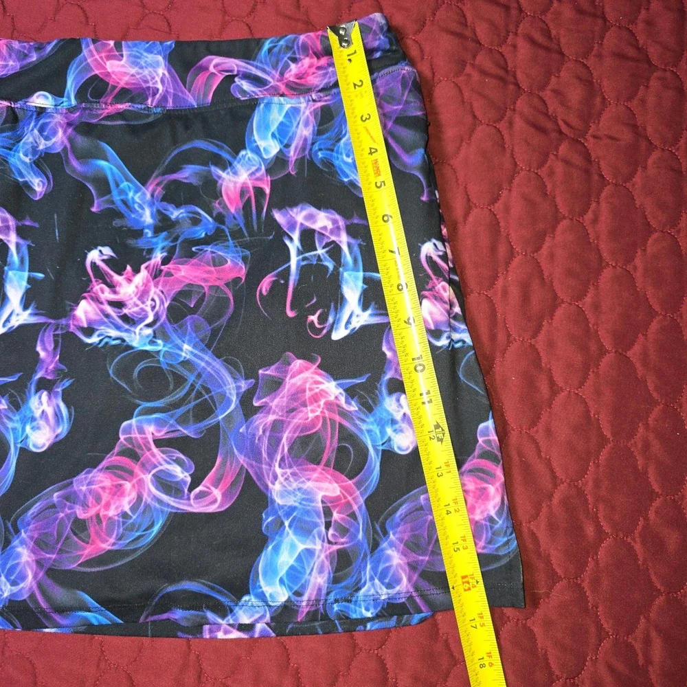 Ladies Women Water Aqua Athletic‎ Skort Large Ryandrew pockets Blue Pink Purple